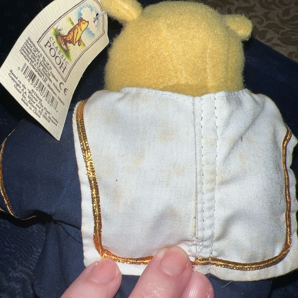 GUND Classic Winnie The Pooh Stuffed Animal Plush 6" Teddy Bear Sailor Top - Picture 10 of 11